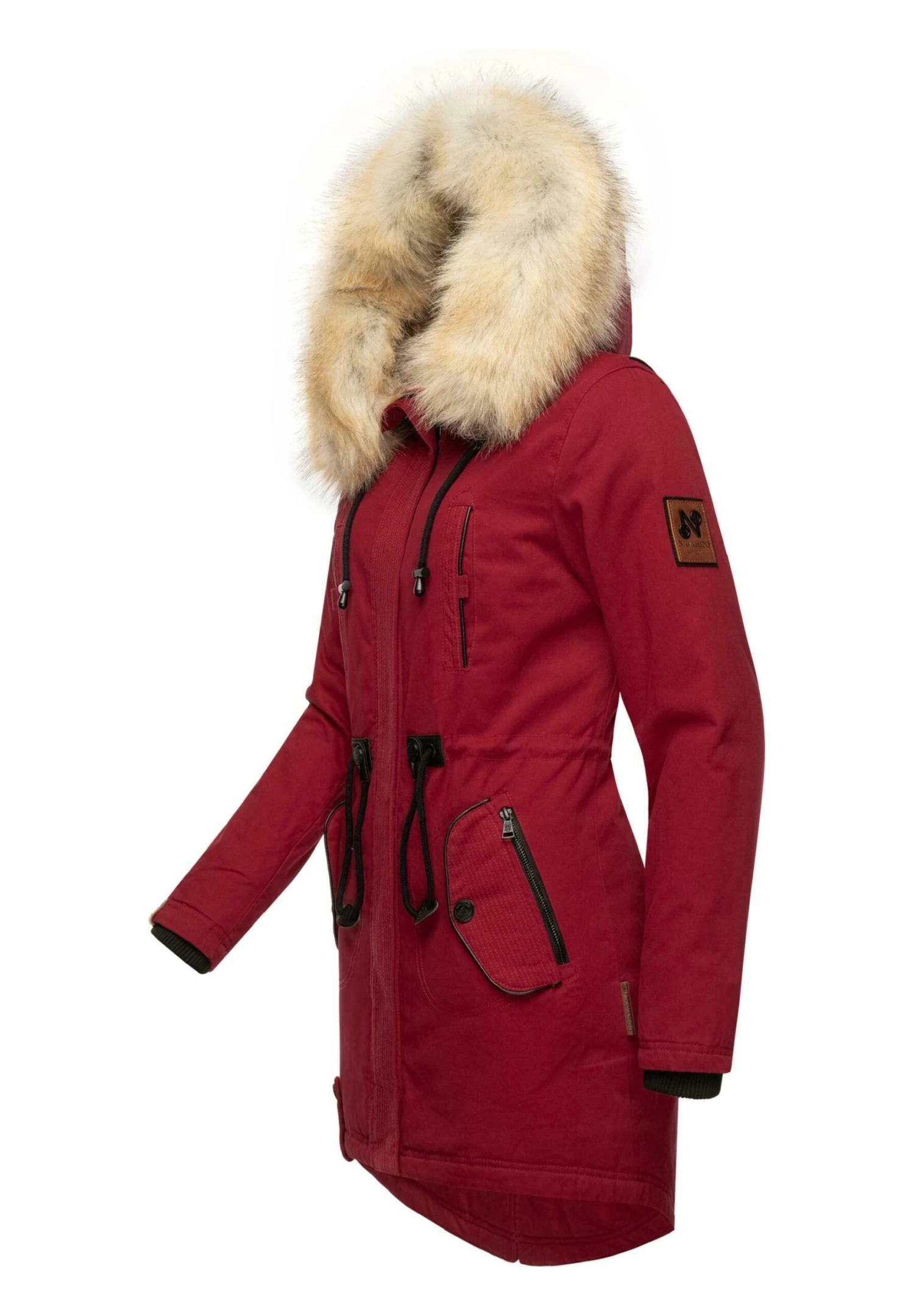 Navahoo BOMBII - Płaszcz Zimowy - Blood Red 3 Navahoo BOMBII - Płaszcz Zimowy - Blood Red