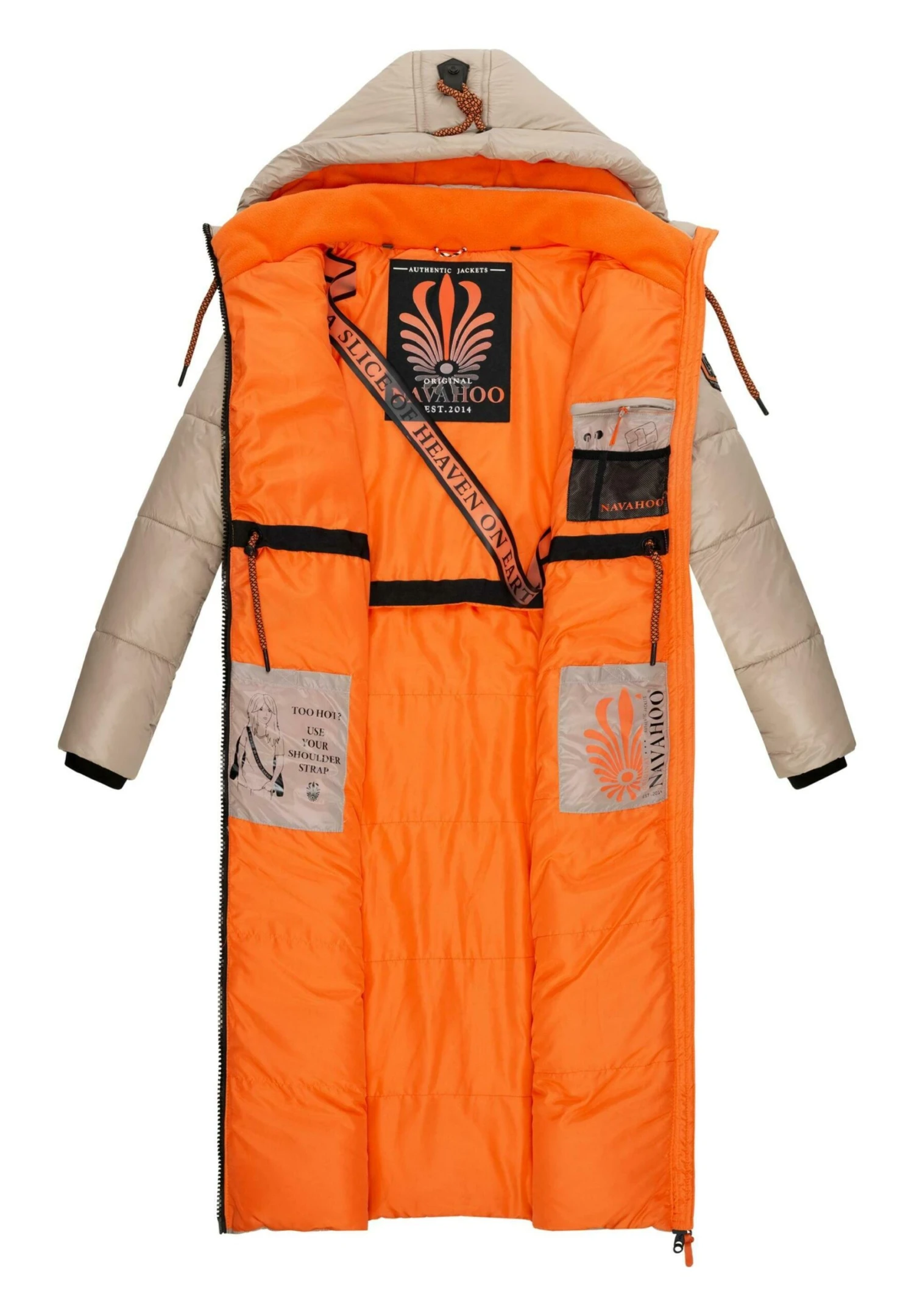 Navahoo SCHMUSEENGEL - Płaszcz Zimowy - Pebble Grey 4 Navahoo SCHMUSEENGEL - Płaszcz Zimowy - Pebble Grey - obrazek 2