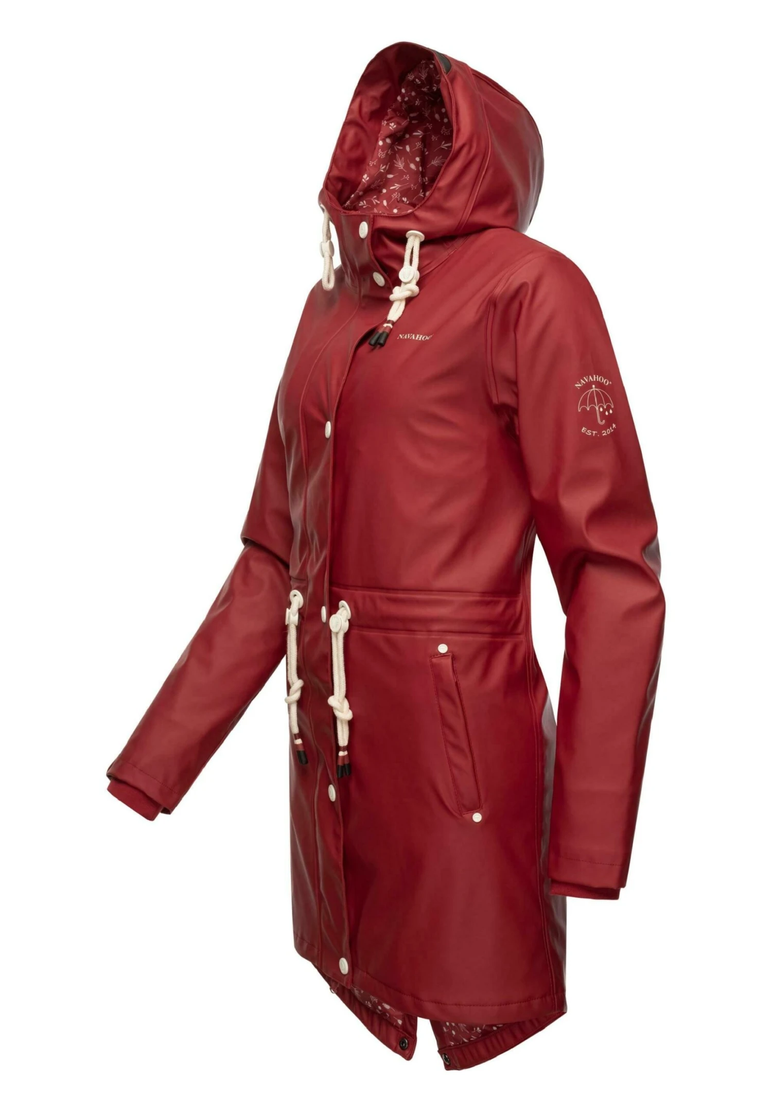 Navahoo FLOWER OF OCEAN - Parka - Blood Red 4 Navahoo FLOWER OF OCEAN - Parka - Blood Red - obrazek 2