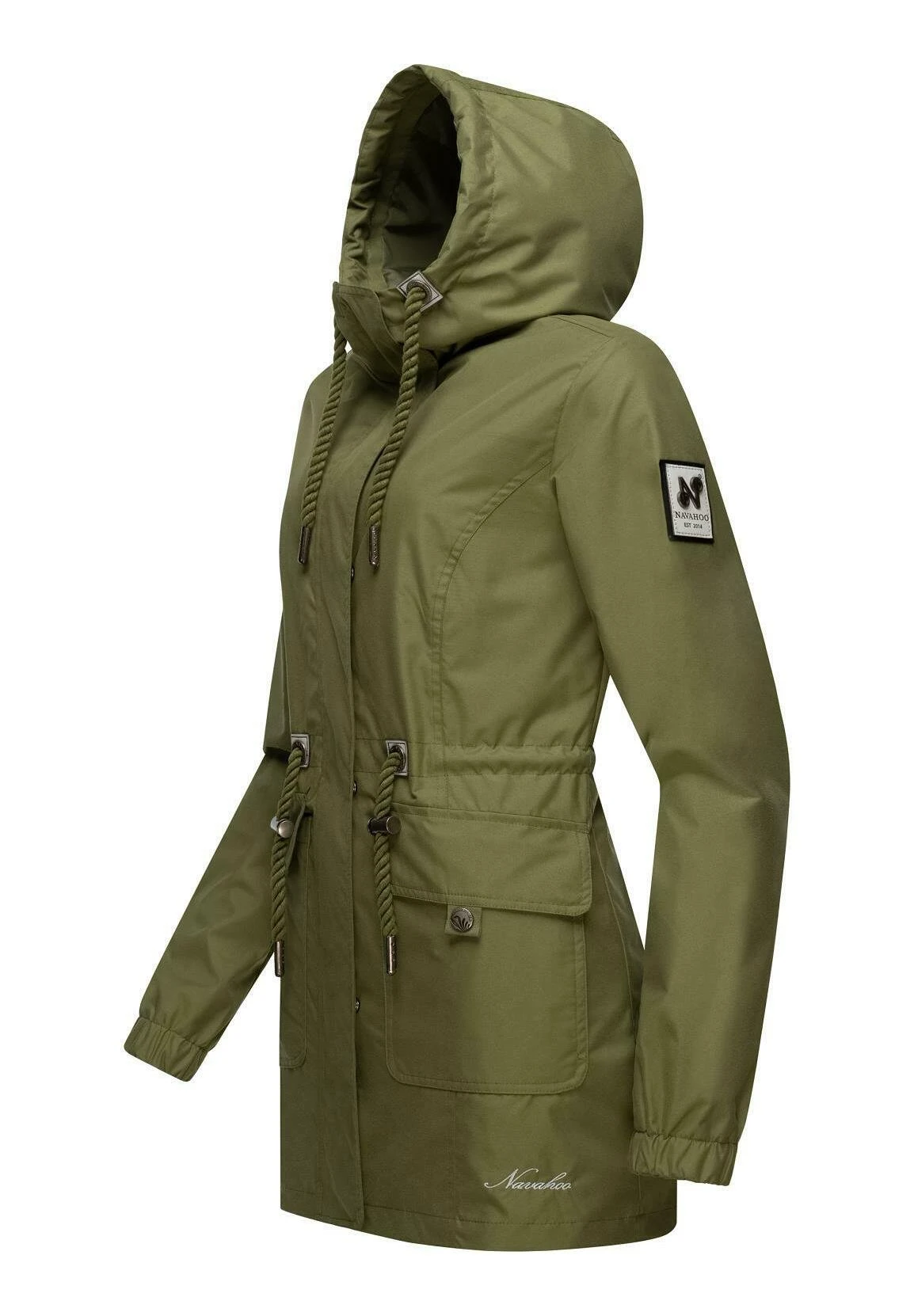 Navahoo ÜBERGANGS NEOPHEE - Parka - Olive 4 Navahoo ÜBERGANGS NEOPHEE - Parka - Olive - obrazek 2