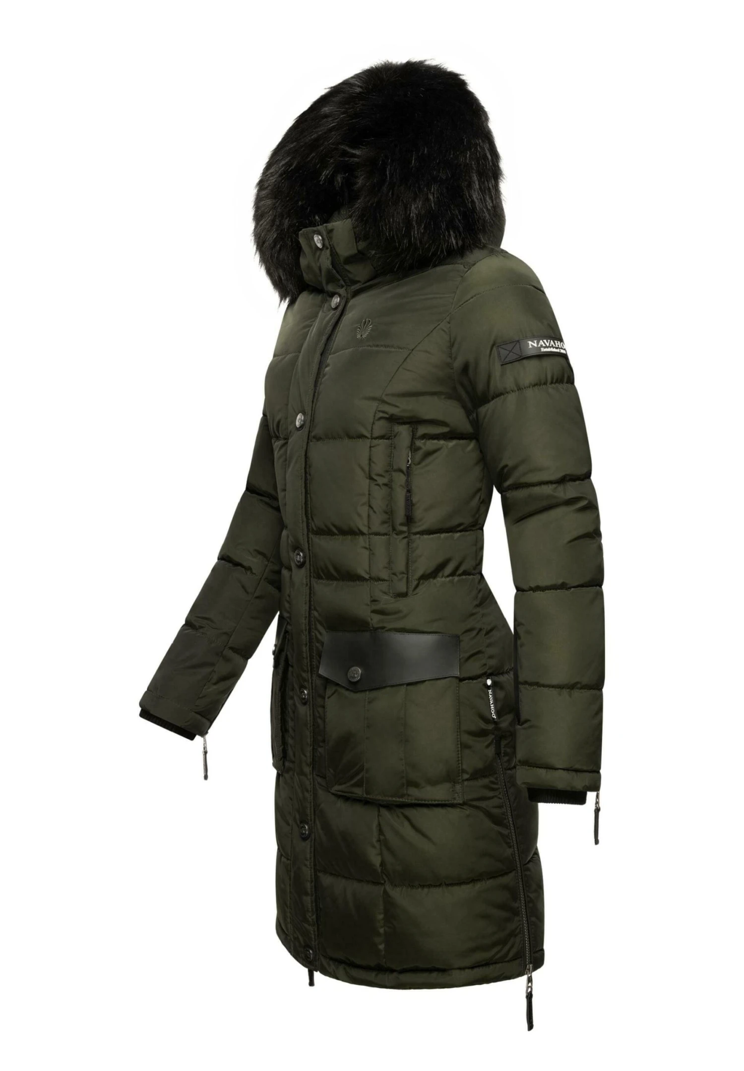 Navahoo SINJA - Płaszcz Zimowy - Olive 4 Navahoo SINJA - Płaszcz Zimowy - Olive - obrazek 2