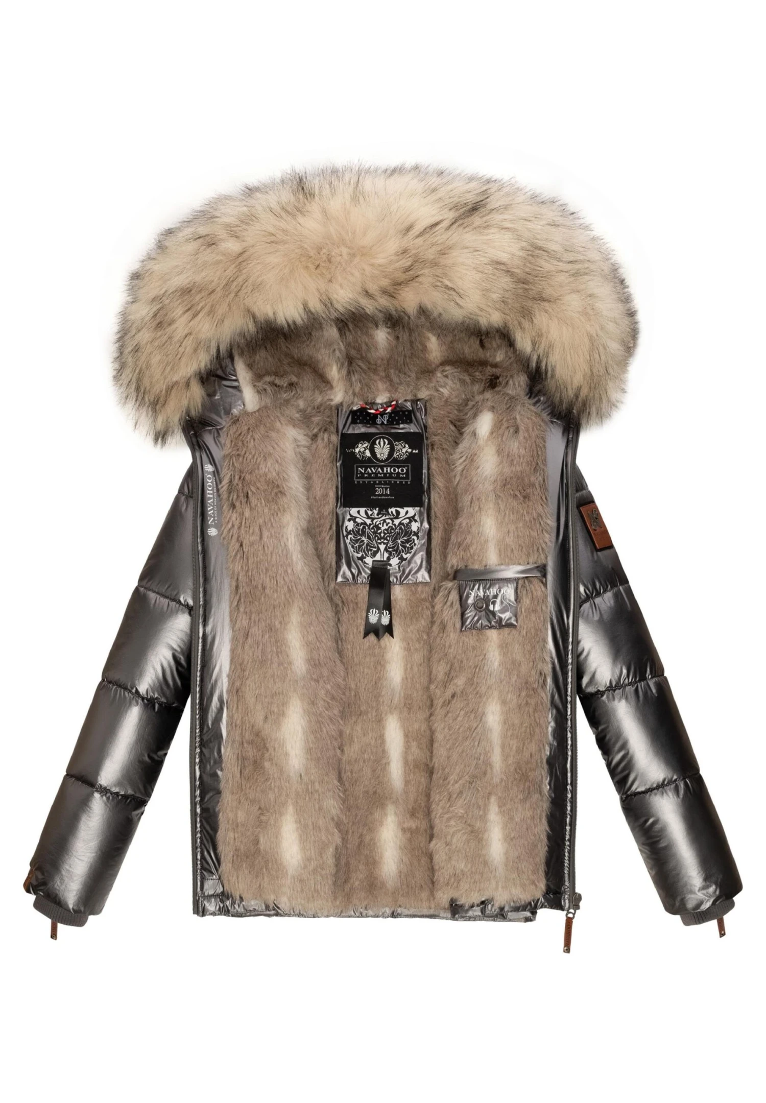 Navahoo TIKUNAA - Kurtka Zimowa - Dark Grey 11 Navahoo TIKUNAA - Kurtka Zimowa - Dark Grey - obrazek 9