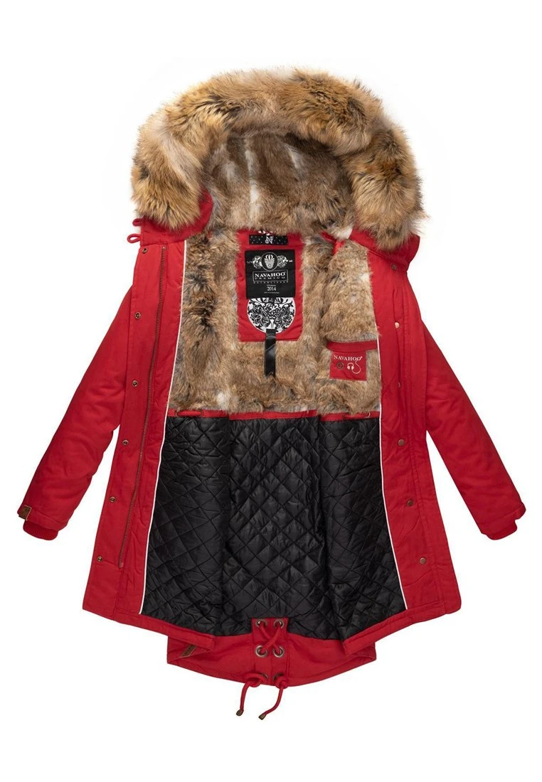 Navahoo ROSINCHEN - Płaszcz Zimowy - Red 6 Navahoo ROSINCHEN - Płaszcz Zimowy - Red - obrazek 4