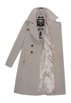 Navahoo WOOLY - Krótki Płaszcz - Zinc Grey -Navahoo a410541689e547629f0a119abada9a32