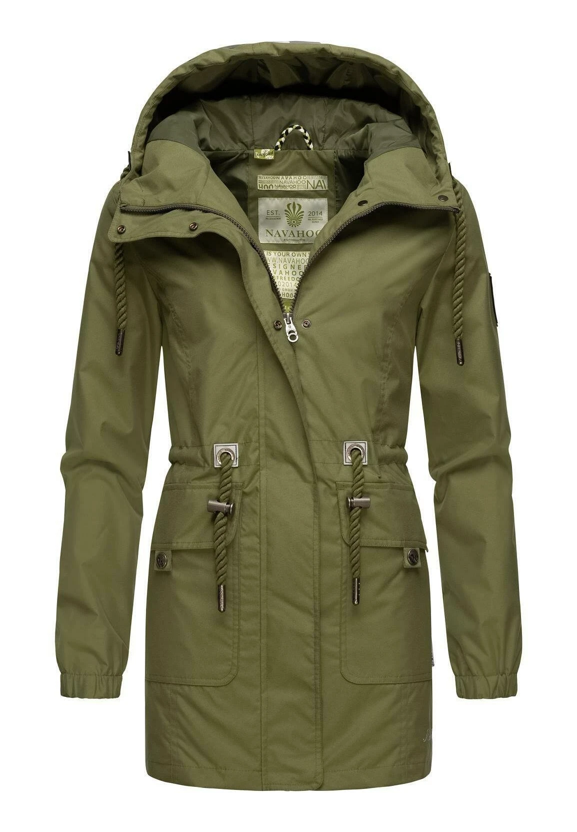 Navahoo ÜBERGANGS NEOPHEE - Parka - Olive 3 Navahoo ÜBERGANGS NEOPHEE - Parka - Olive