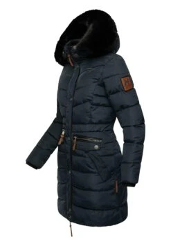 Navahoo PAULA - Płaszcz Zimowy - Blue With Black Fur -Navahoo a62bb80bf7604b0795424a80b2d50a5b