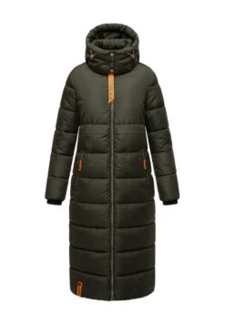 Navahoo KRISTALLBLUME - Płaszcz Zimowy - Dark Olive -Navahoo a8c722696c8146e588765dc9453fe7d9