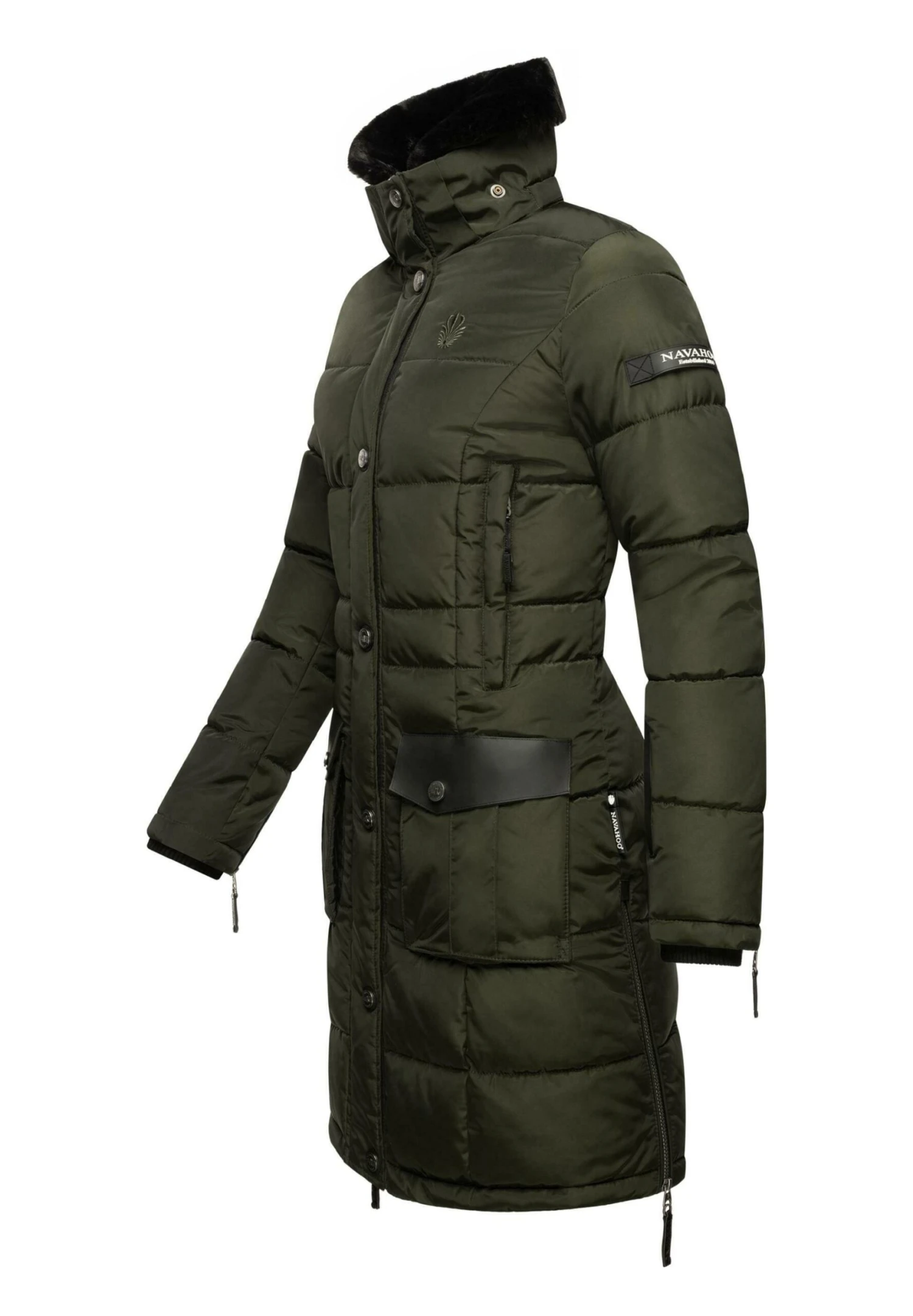 Navahoo SINJA - Płaszcz Zimowy - Olive 5 Navahoo SINJA - Płaszcz Zimowy - Olive - obrazek 3