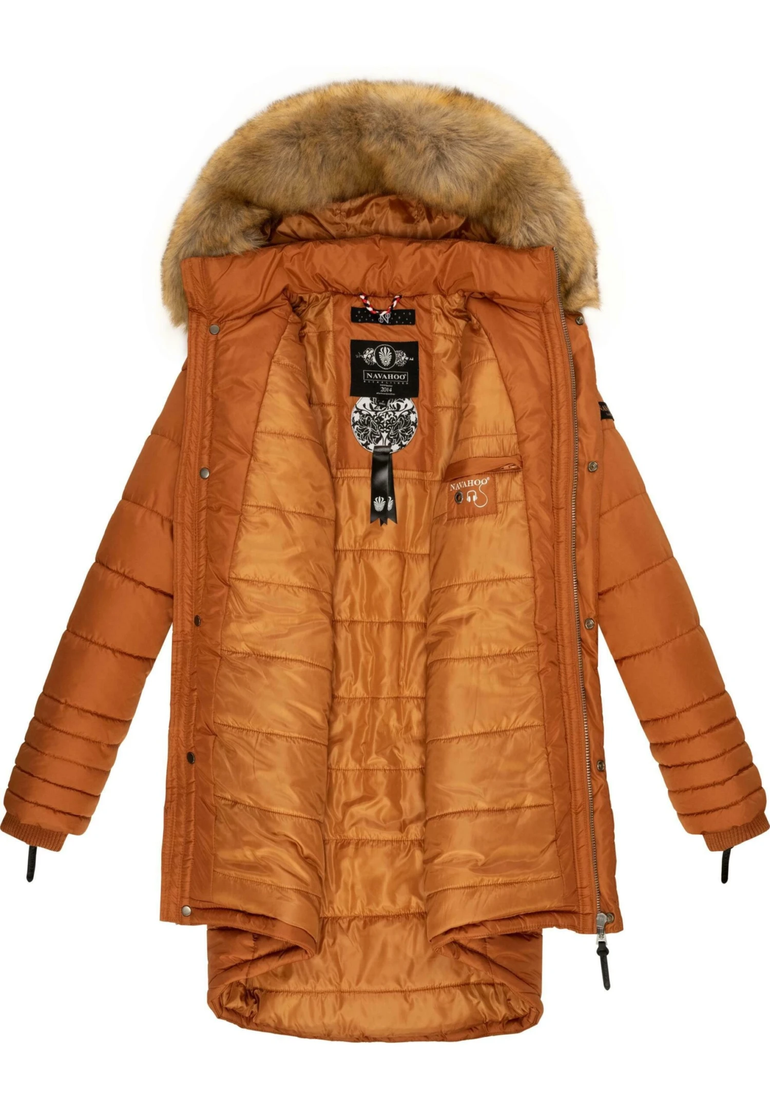 Navahoo PAPAYA - Płaszcz Zimowy - Rusty Cinnamon 5 Navahoo PAPAYA - Płaszcz Zimowy - Rusty Cinnamon - obrazek 3