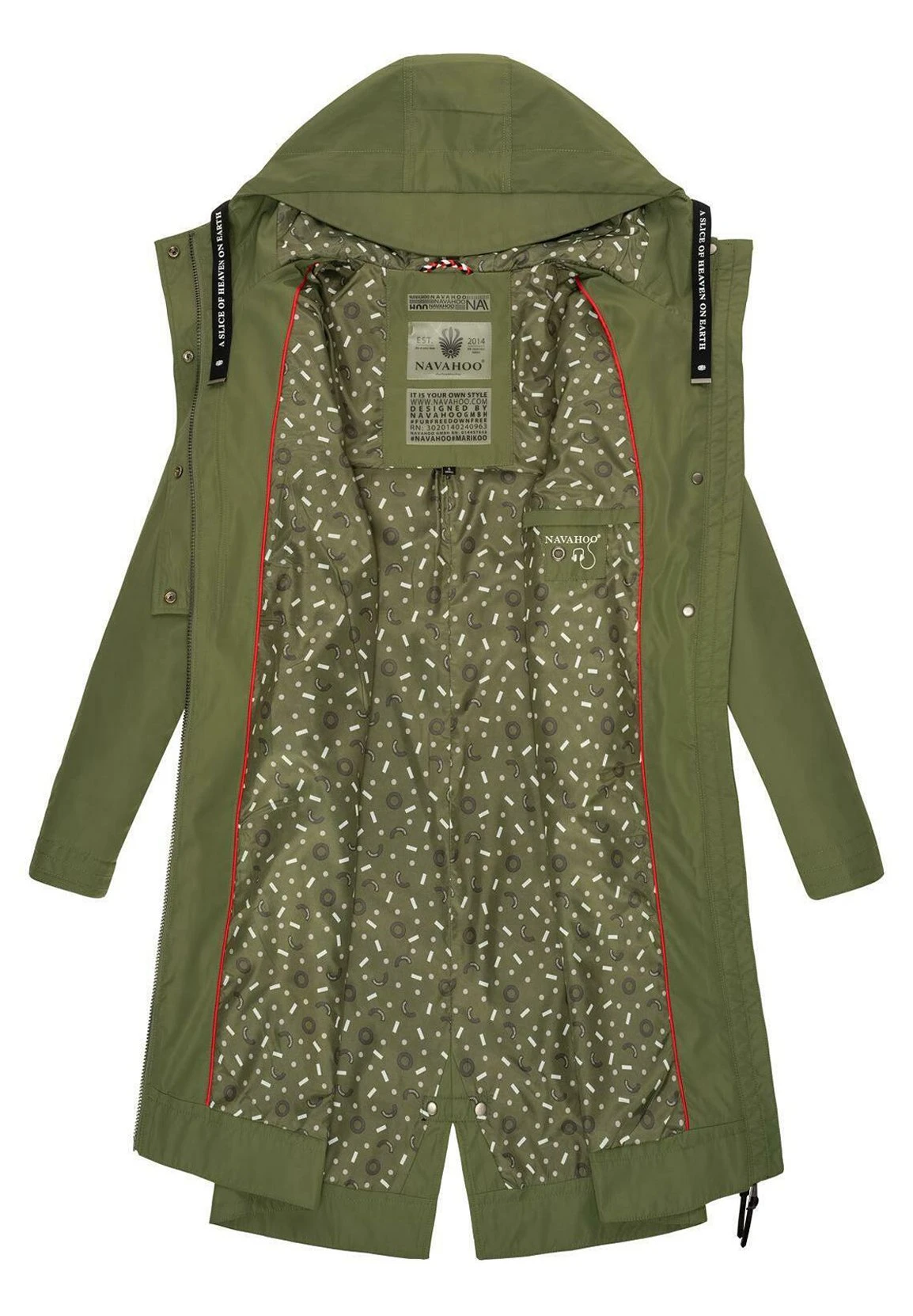 Navahoo JOSINAA - Parka - Olive 6 Navahoo JOSINAA - Parka - Olive - obrazek 4
