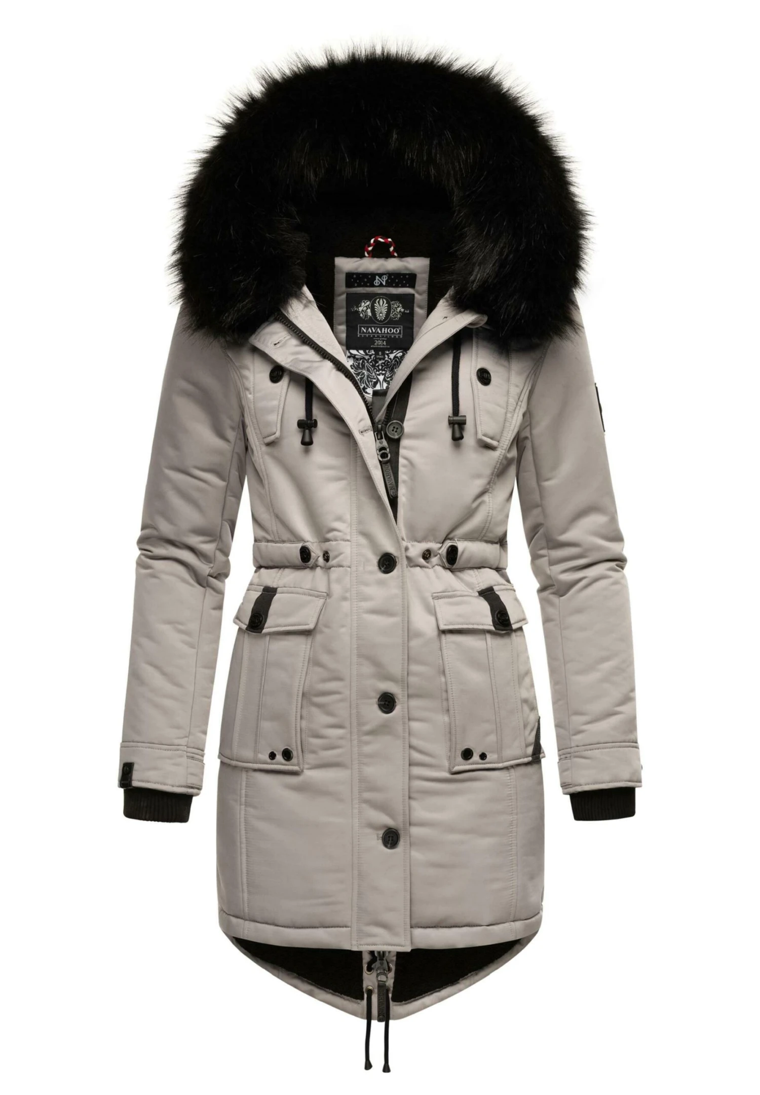 Navahoo LULUNA - Płaszcz Zimowy - Zinc Grey 3 Navahoo LULUNA - Płaszcz Zimowy - Zinc Grey