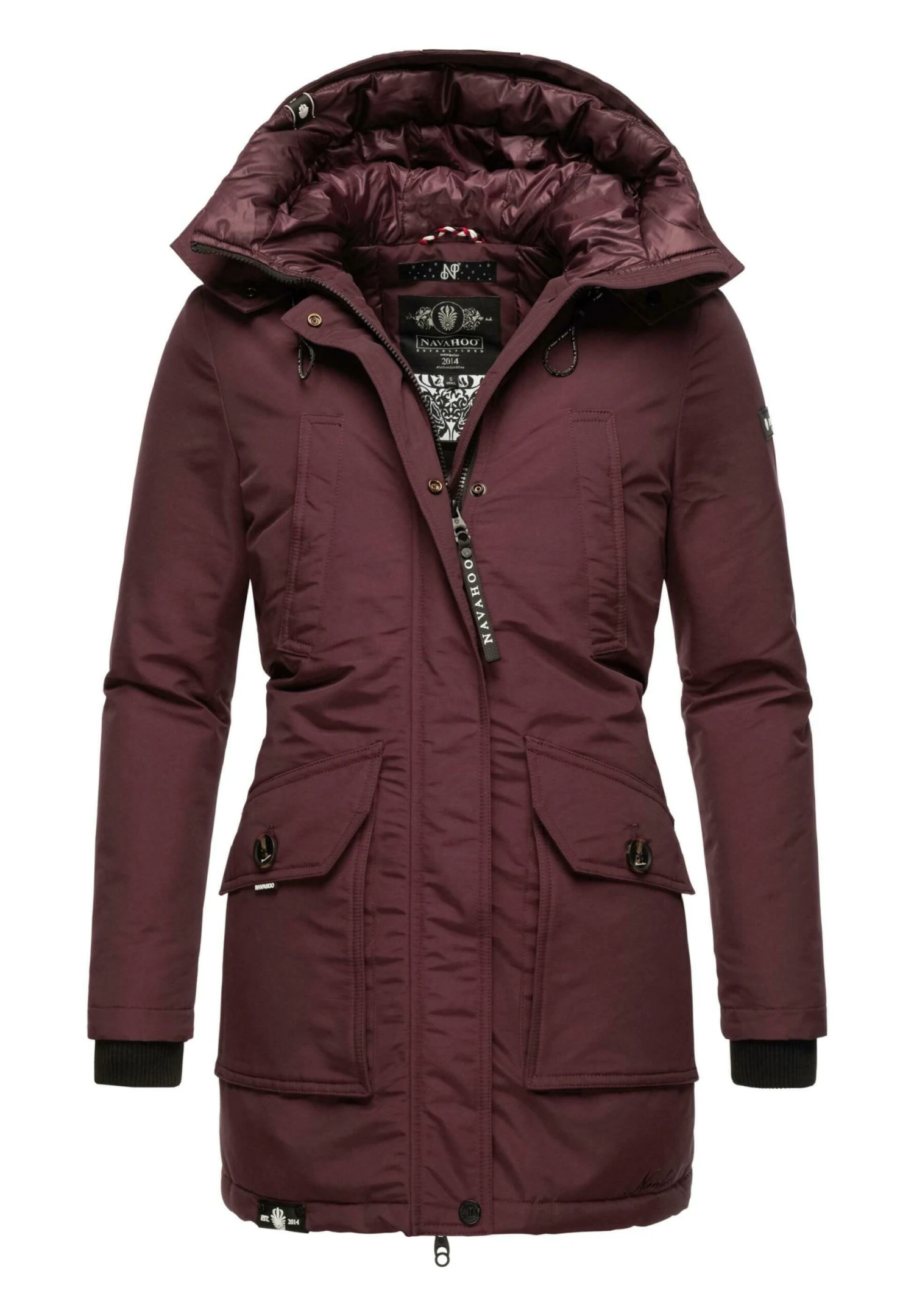 Navahoo BLIZZARDSTORM - Parka - Dark Red Melange 5 Navahoo BLIZZARDSTORM - Parka - Dark Red Melange - obrazek 3