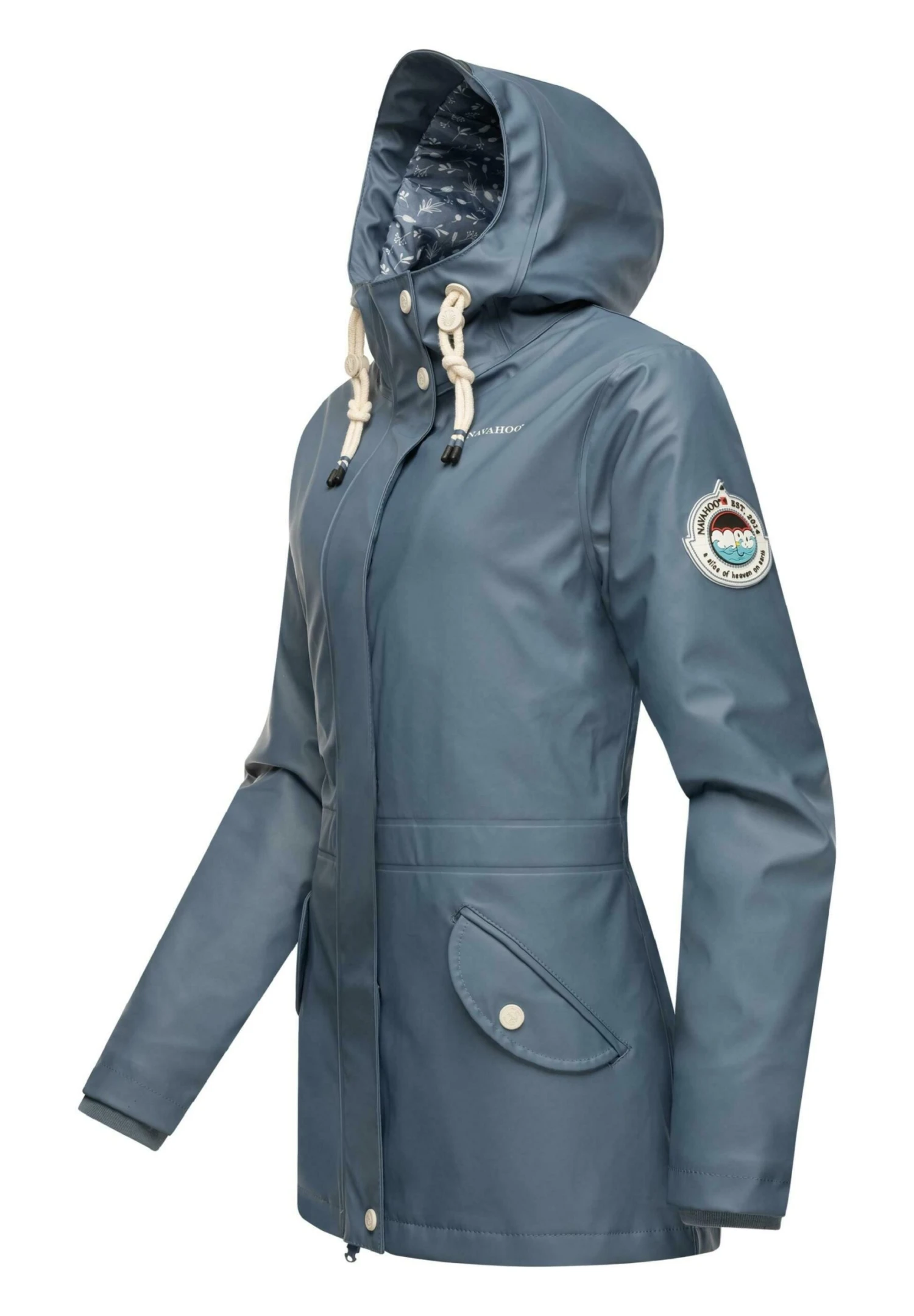 Navahoo OCEAN HEART - Parka - Dusty Blue 6 Navahoo OCEAN HEART - Parka - Dusty Blue - obrazek 4