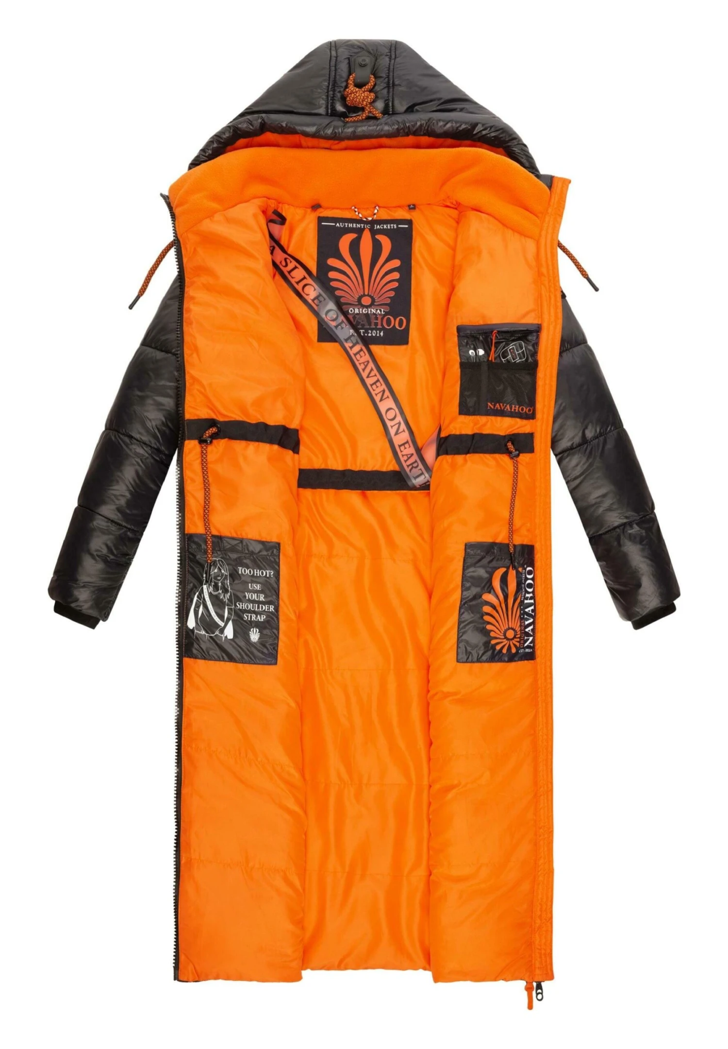 Navahoo SCHMUSEENGEL - Płaszcz Zimowy - Black 4 Navahoo SCHMUSEENGEL - Płaszcz Zimowy - Black - obrazek 2