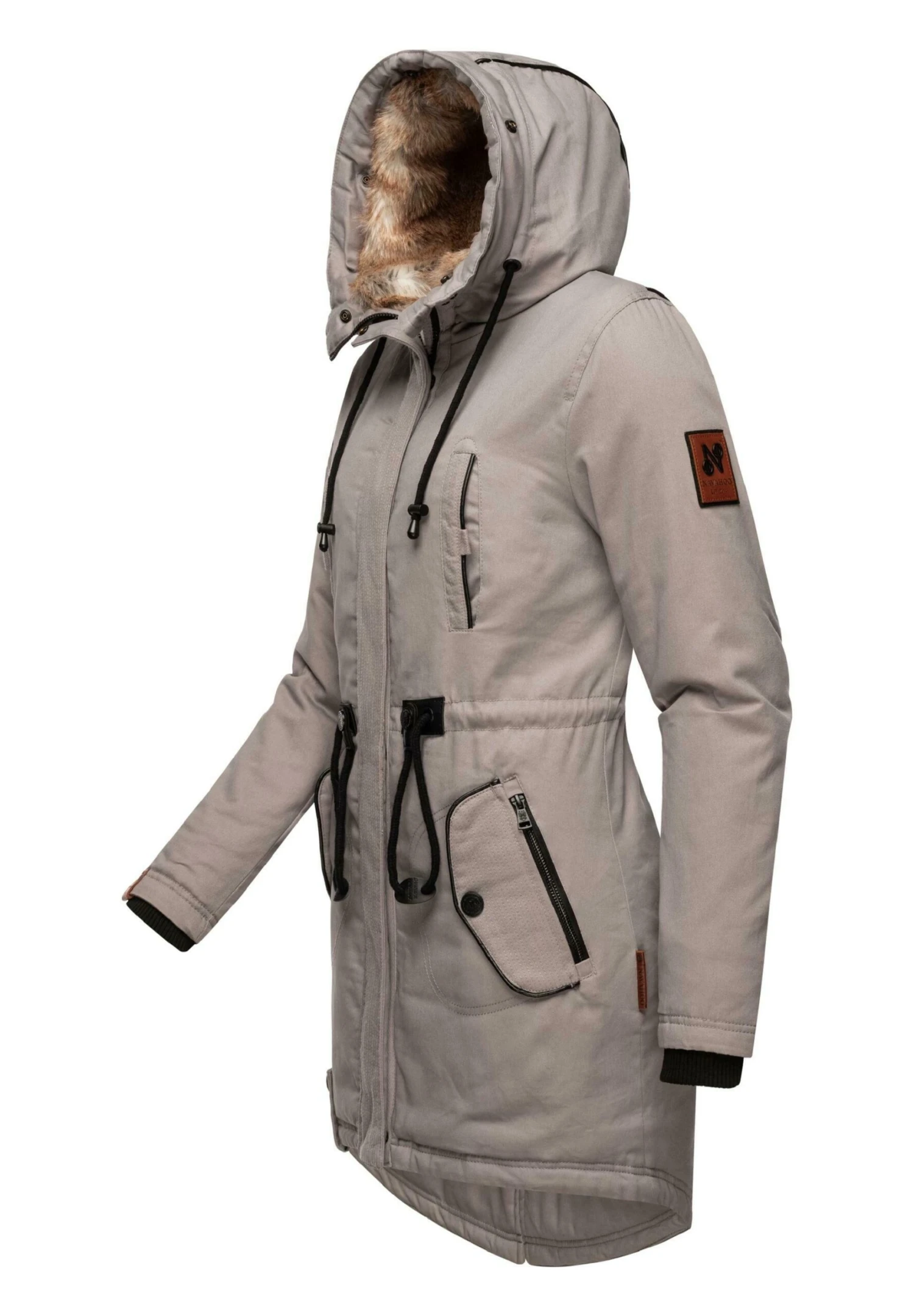 Navahoo BOMBII - Płaszcz Zimowy - Zinc Grey 6 Navahoo BOMBII - Płaszcz Zimowy - Zinc Grey - obrazek 4