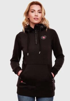 Navahoo ZAUBERELFE - Bluza Z Kapturem - Black