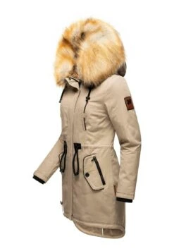 Navahoo BOMBII - P艂aszcz Zimowy - Taupe