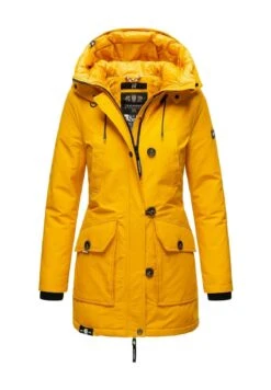 Navahoo FREEZE STORM - Parka - Dark Yellow -Navahoo d6b263e1e6b64282b2f361f8eb39c001