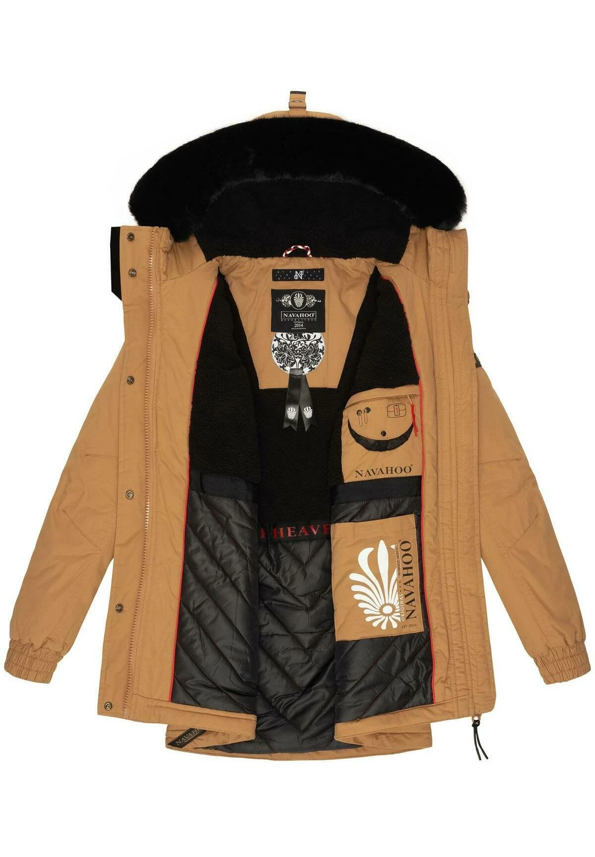 Navahoo OLESSAA - Płaszcz Zimowy - Camel 8 Navahoo OLESSAA - Płaszcz Zimowy - Camel - obrazek 6