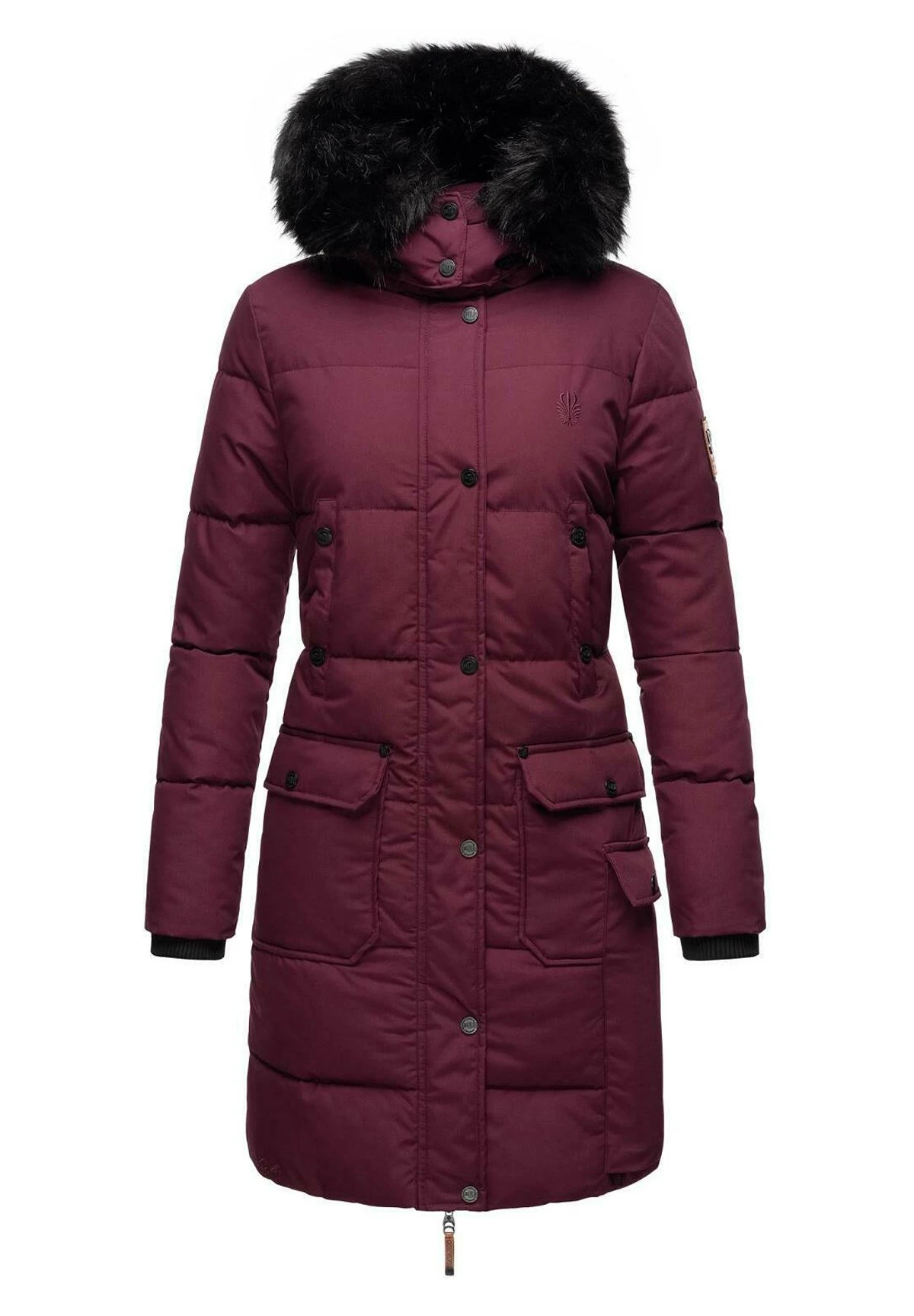 Navahoo Płaszcz Zimowy - Dark Red Melange 7 Navahoo Płaszcz Zimowy - Dark Red Melange - obrazek 5