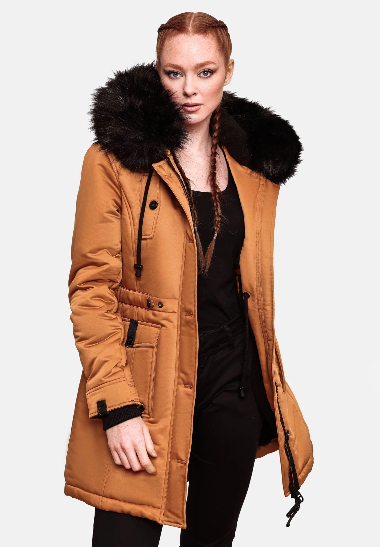 Navahoo LULUNA - Płaszcz Zimowy - Rusty Cinnamon 6 Navahoo LULUNA - Płaszcz Zimowy - Rusty Cinnamon - obrazek 4