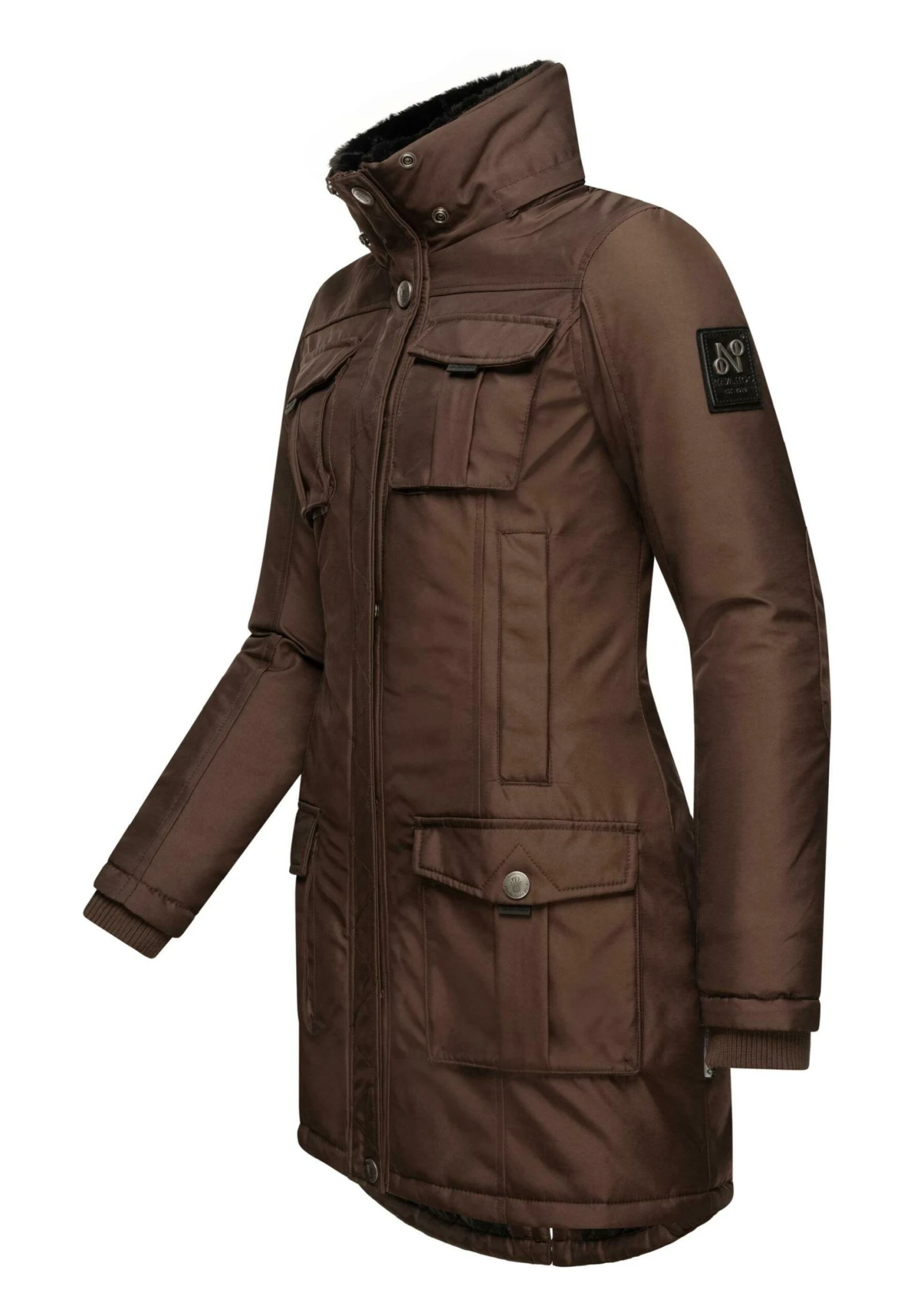 Navahoo TINIIS - Płaszcz Zimowy - Dark Choco 8 Navahoo TINIIS - Płaszcz Zimowy - Dark Choco - obrazek 6