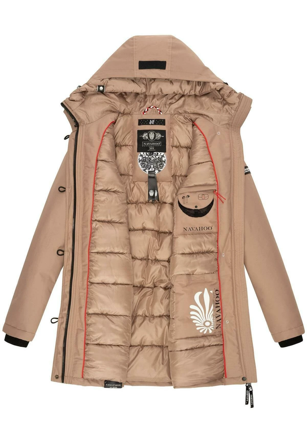 Navahoo FREEZE STORM - Parka - Taupe Grey 8 Navahoo FREEZE STORM - Parka - Taupe Grey - obrazek 6