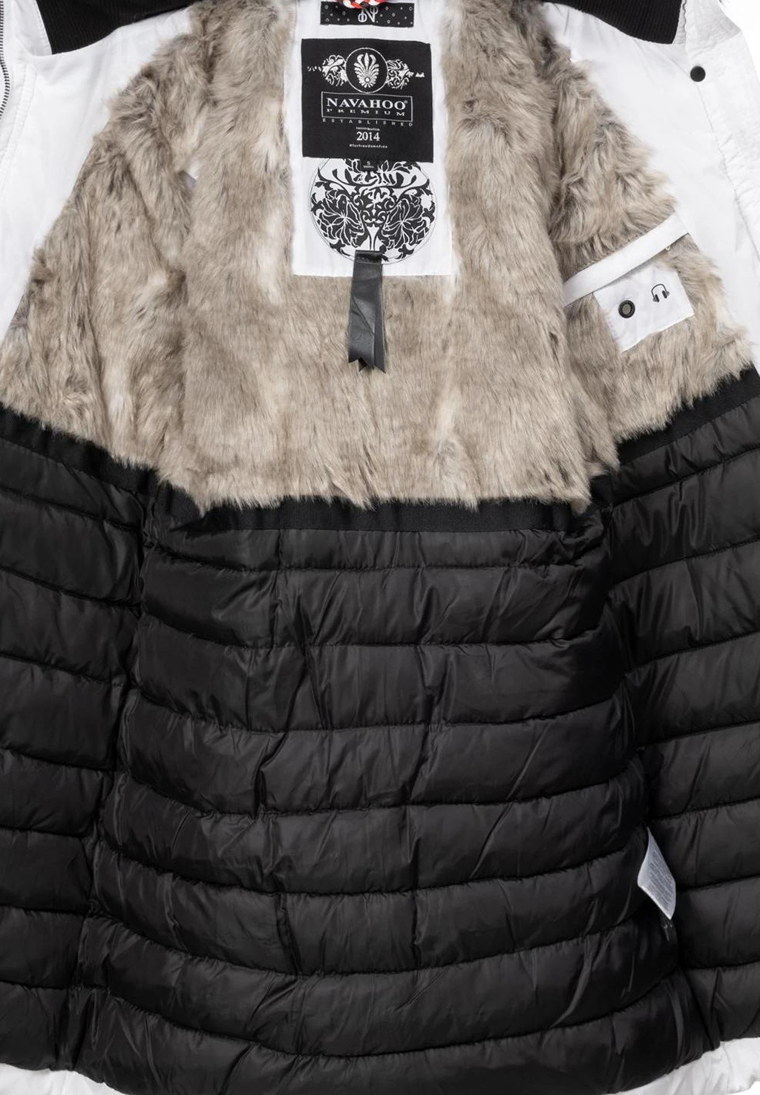 Navahoo PAULA - Płaszcz Zimowy - White 7 Navahoo PAULA - Płaszcz Zimowy - White - obrazek 5