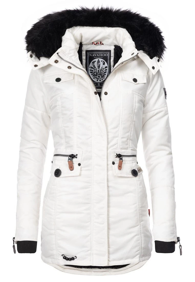 Navahoo SCHÄTZCHEN - Płaszcz Zimowy - White 3 Navahoo SCHÄTZCHEN - Płaszcz Zimowy - White