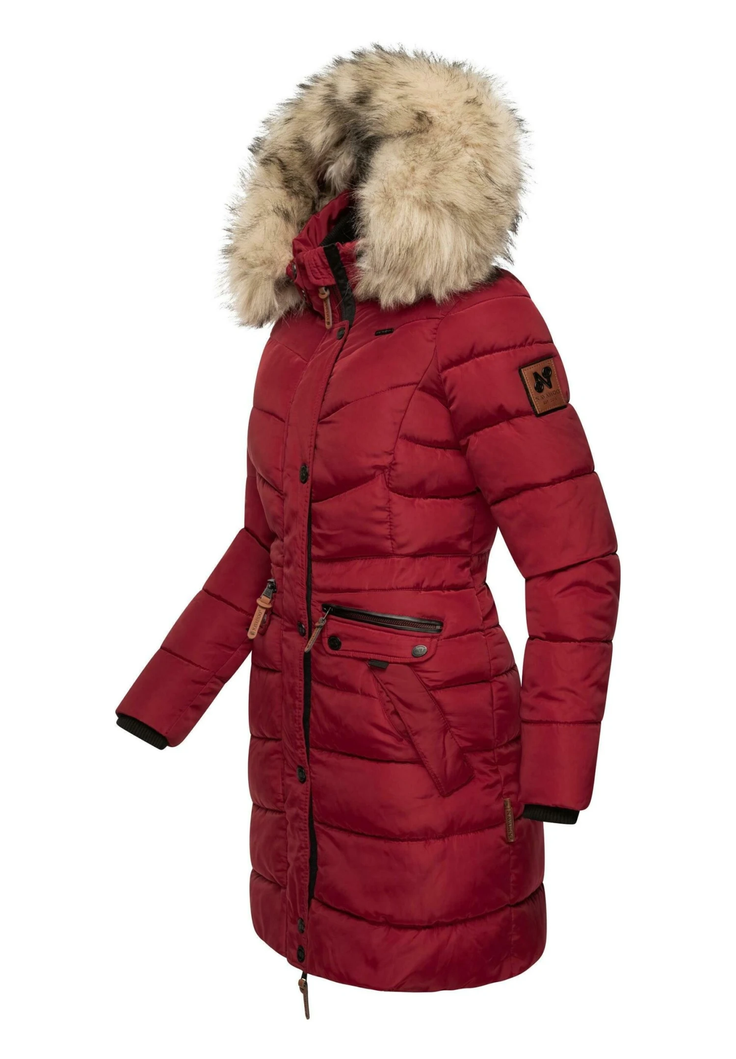 Navahoo PAULA - Płaszcz Zimowy - Blood Red 3 Navahoo PAULA - Płaszcz Zimowy - Blood Red