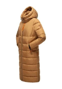 Navahoo KRISTALLBLUME - Płaszcz Zimowy - Camel -Navahoo f22d8f9468e942e587c89b98cf2c76ce