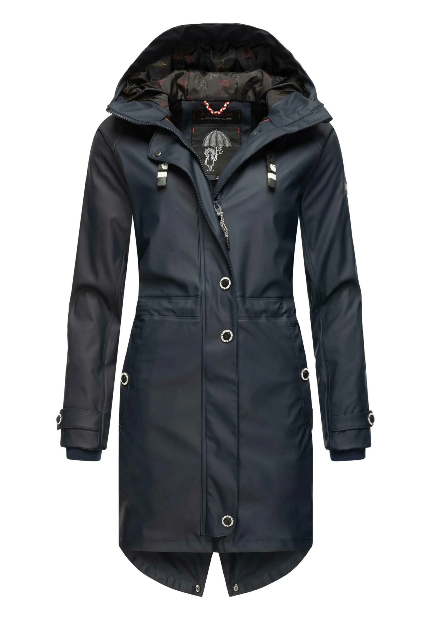 Navahoo RAINY FLOWER - Parka - Dark Blue 7 Navahoo RAINY FLOWER - Parka - Dark Blue - obrazek 5