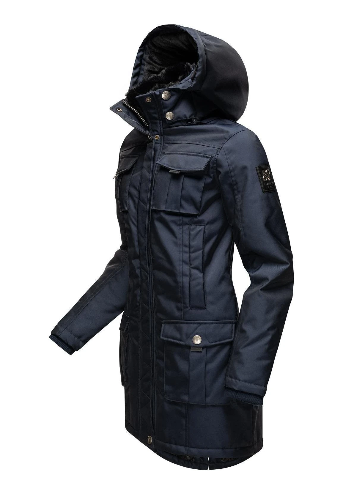 Navahoo TINIIS - Płaszcz Zimowy - Dark Blue 6 Navahoo TINIIS - Płaszcz Zimowy - Dark Blue - obrazek 4