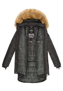 Navahoo PAPAYA - Płaszcz Zimowy - Dark Grey -Navahoo f4a29f5fcca94edea8d7606eab85528d