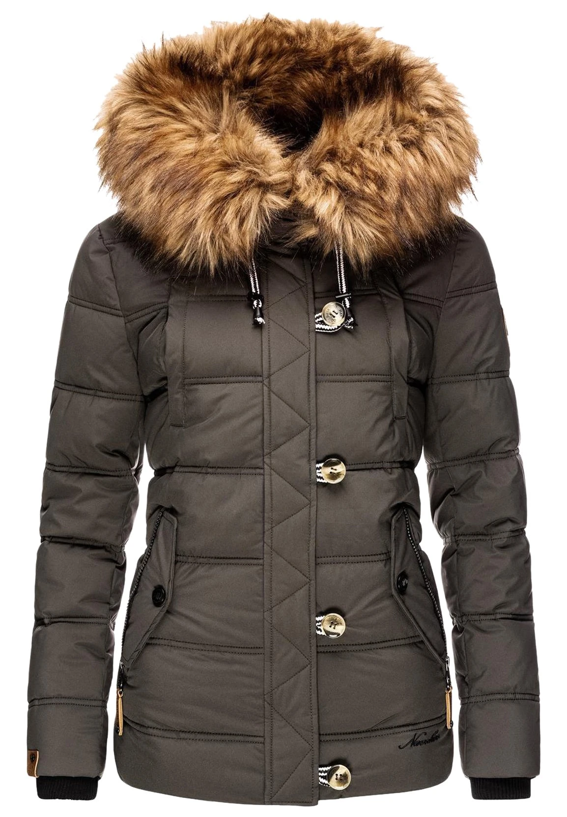 Navahoo ZOJA - Kurtka Zimowa - Anthracite 4 Navahoo ZOJA - Kurtka Zimowa - Anthracite - obrazek 2