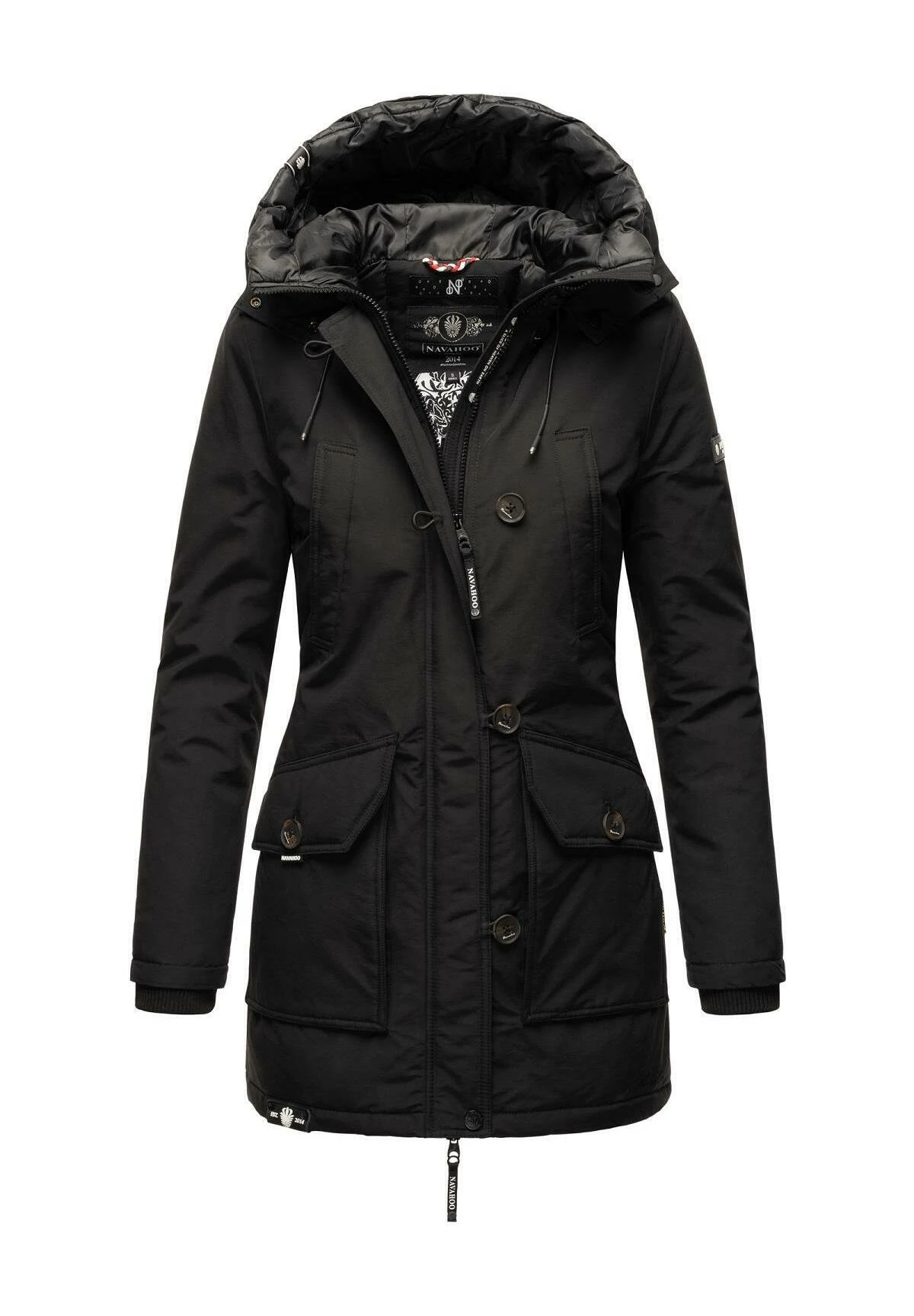 Navahoo FREEZE STORM - Parka - Black 6 Navahoo FREEZE STORM - Parka - Black - obrazek 4
