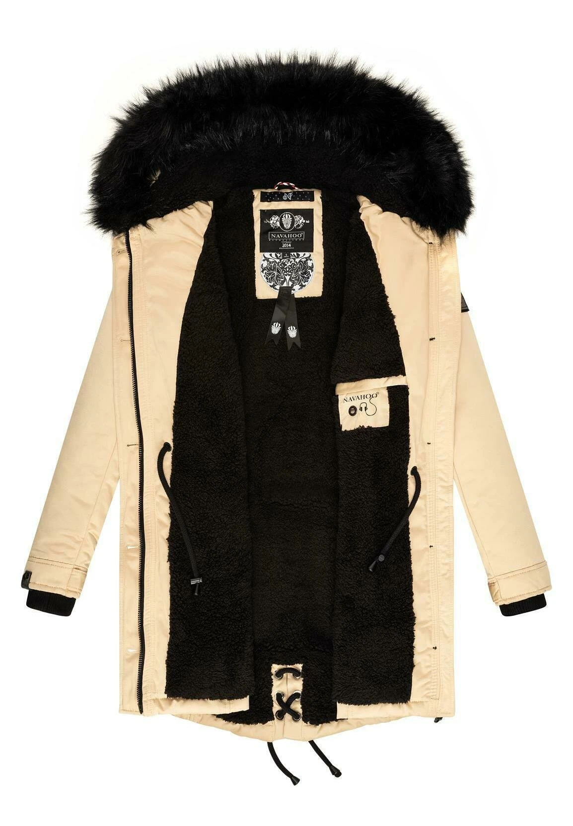 Navahoo LULUNA - Płaszcz Zimowy - Beige 6 Navahoo LULUNA - Płaszcz Zimowy - Beige - obrazek 4