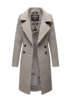 Navahoo WOOLY - Krótki Płaszcz - Zinc Grey -Navahoo ff0eadb509cf4cb5b3ac940493543bc1